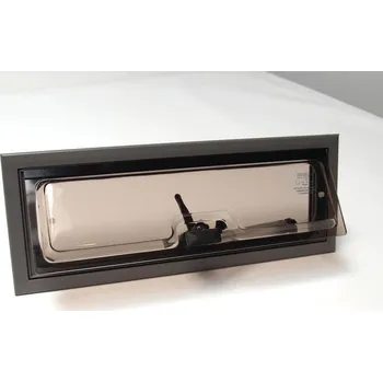 Příslušenství ke karavanu Výklopné okno hliníkový ram tonované 460x160 mm