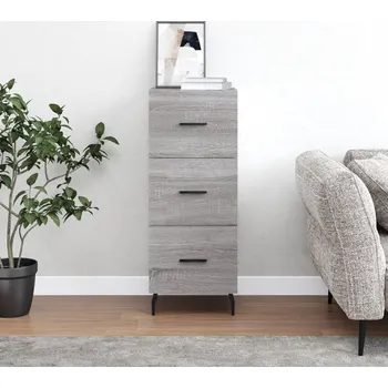 Příborník do zásuvky vidaXL Příborník 34,5 x 34 x 90 cm kompozitní dřevo [828627] Barva: šedá sonoma