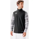 KIPSTA Mikina s 1/2 zipem Viralto Wavy Club pro dospělé M BÍLÁ|ČERNÁ