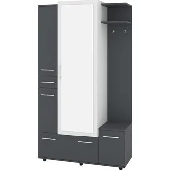 Předsíňová stěna Slevadoma Předsíňová stěna MEDEJA Barva: antracit + bílá