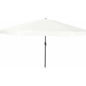 Stínicí technika vidaXL Zahradní slunečník Písková 395 x 395 x 245 cm Polyester a ocel [42003636]