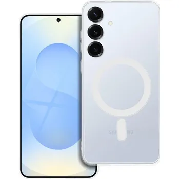 Náhradní kryt pro mobilní telefon Kryt Clear Case 2 mm Samsung Galaxy S25 s MagSafe (ochrana fotoaparátu) průsvitný
