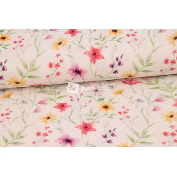 Gázovina - mušelín - Jemné kvítí