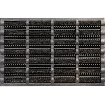 Rohožka Odolná kokosová rohož na hrubé nečistoty černá - 75 x 45 cm