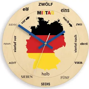 Nástěnné hodiny Germany hnědé