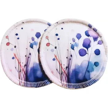 Vložka do podprsenky Breberky BIO vložky do podprsenky (PUL) - Modré lupení