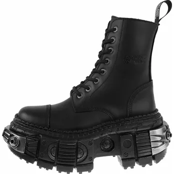 Pánská zimní obuv boty NEW ROCK - CRUST NEGRO - TANK CASCO NEGRO POWER - 38