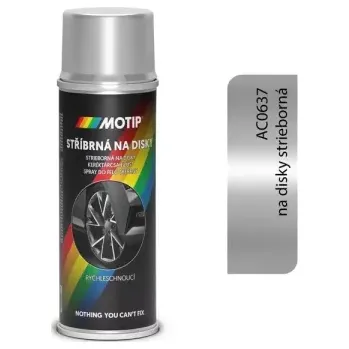 Silikonový sprej MOTIP ŠKODA Stříbrná barva na disky ve spreji 200ml