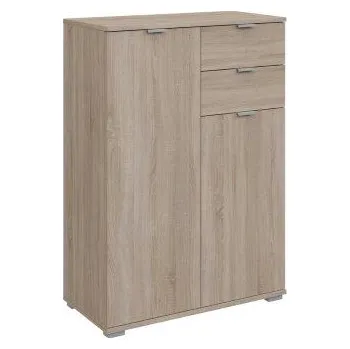 Nábytek CASARREDO COMOS kombinovaná komoda vysoká 2D2S, dub Sonoma