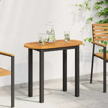 Konferenční stolek vidaXL Deska stolu Hnědá 80 x 40 x 2 cm Masivní akátové dřevo [4108098]