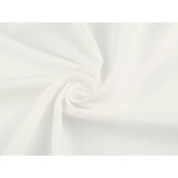 Satén krešovaný METRÁŽ - 1 (42) bílá mléčná