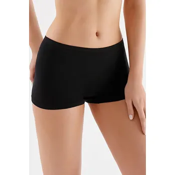 Kalhotky Gabriella Dámské Bezešvé Boxerky - Černé, M i510_52149546929