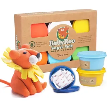 Dřevěná hračka Plastelína 6 ks