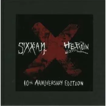 Zahraniční hudba 2LP/DVD Sixx:A.M.: The Heroin Diaries Soundtrack 10th Anniversary Edition LTD | NUM | CLR 2018 Numbered Red & Black Marbled Vinyl