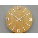 Nástěnné hodiny Rustikální hnědo-bílé