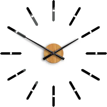 Hodiny 3D nalepovací hodiny Sonne černé