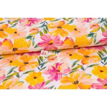 Gázovina - mušelín - Letní louka