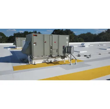 Rohožka Protiskluzová rohož Roofmate pro ploché střechy a visuté lávky 0,6 x 10 m - Žlutá