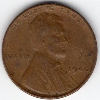 USA. 1 cent 1940. KM-132
