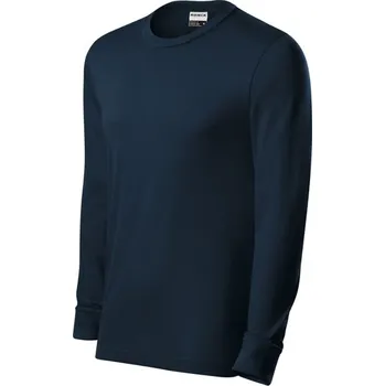 Pánské tričko Triko Unisex Rimeck® Resist Ls - Námořní Modrá 02 (Brand Label) / 3XL, Firemní dárkové předměty s vlastním potiskem