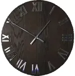 Nástěnné hodiny Bred tmavě hnědé