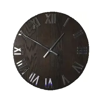 Hodiny Nástěnné hodiny Bred tmavě hnědé