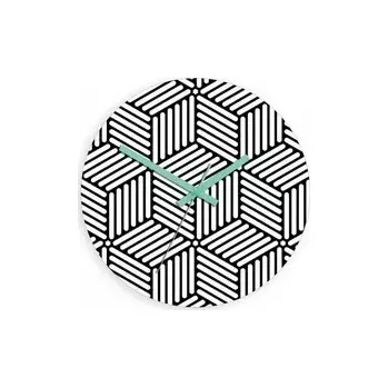 Hodiny Nástěnné hodiny Hektor černo-bílé