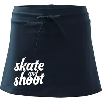 Dámská sukně Biatlon skate and shoot - Sportovní sukně - two in one - S ( Námořní modrá (velmi tmavá - téměř černá) )