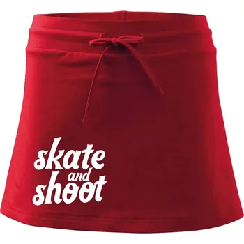 Dámská sukně Biatlon skate and shoot - Sportovní sukně - two in one - S ( Červená )