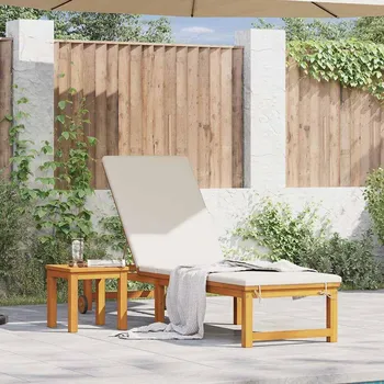 Podsedák vidaXL Slunečník Hnědá 202 x 53 x 89 cm Masivní akátové dřevo [4108107]