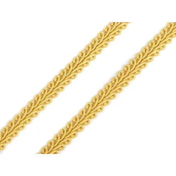 Prýmek šíře 8 mm, barva 3 (9) zlatá