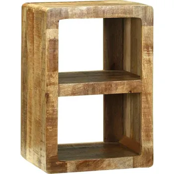 Komoda vidaXL Televizní skříň s policí Hnědá Masivní magnovníkové dřevo [4104547]