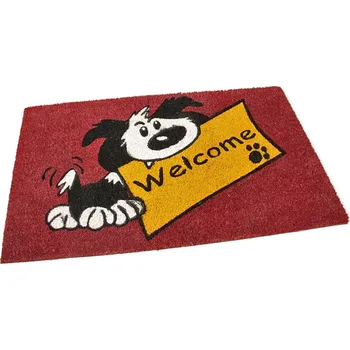 Rohožka Kokosová vstupní rohož Welcome - Dog - 75 x 45 x 1,7 cm
