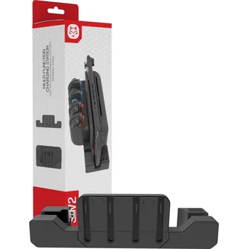 Gamepad Nintendo Switch 2 přenosná nabíjecí USB stanice pro Joy-Con 2 4v1