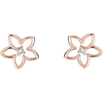 Náušnice Náušnice s diamantem Flowery Dream