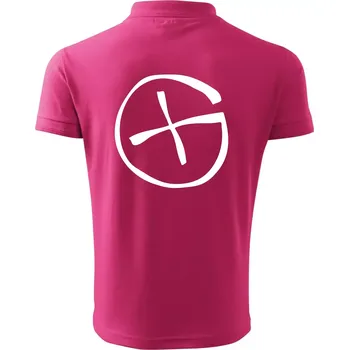 Pánská košile Geocachka - Polokošile pánská Pique Polo 203 - 4XL ( Purpurová )