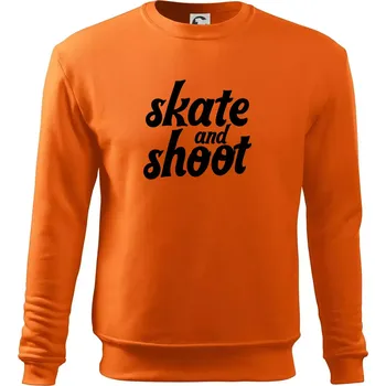 Pánská mikina Biatlon skate and shoot - Mikina Essential pánská - M ( Oranžová )