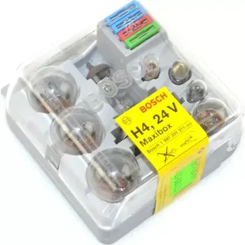 Autožárovka Servisní sada žárovek maxibox BOSCH - H4 - 24V - UNIVERZÁLNÍ (BOSCH 1987301211)