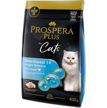 Krmivo pro kočku Krmivo Prospera Plus Sterilized 1+ Chicken Weight Balance 0,4 kg