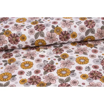 Gázovina - mušelín - Retro garden