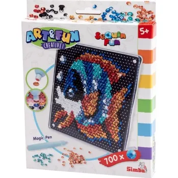 Hračka Obrázek z flitrů - Ryba