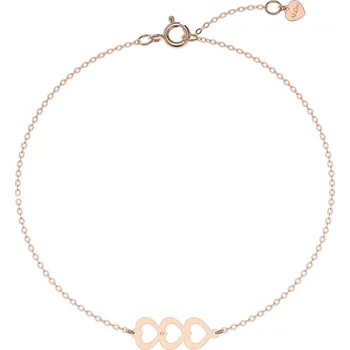 Náramek Náramek s diamantem Three Hearts