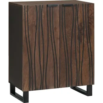 Komoda vidaXL Servírovací skříň Vlašský ořech 60 x 33,5 x 75 cm [4018010]