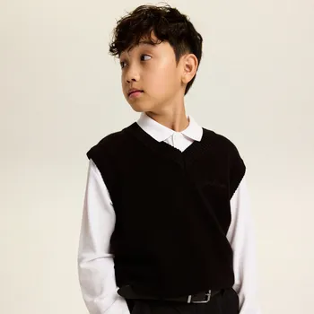 Chlapecké tričko Reserved - Bavlněné polo s dlouhými rukávy - bílá - 025FI-00X - 025FI-00X-134