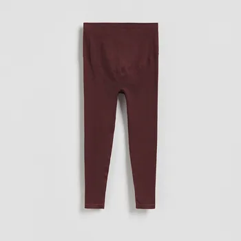 Reserved - Bezešvé legíny - hnědá - 072GT-88X - 072GT-88X-XL