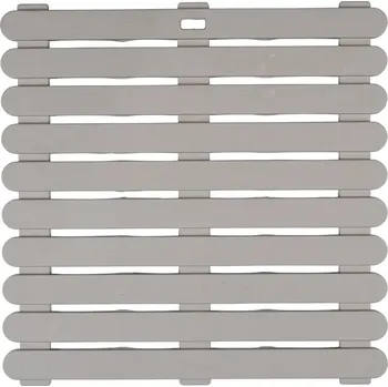 Protiskluzová podložka Béžový plastový sprchový rošt OUTDOOR, 55 x 55 cm, WENKO