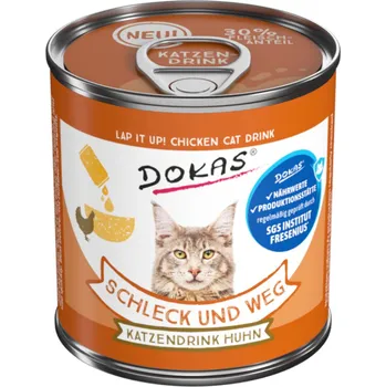 Výhodné balení: 24ks-24x100g Dokas Schleck und Weg nápoj pro kočky s kuřecím masem