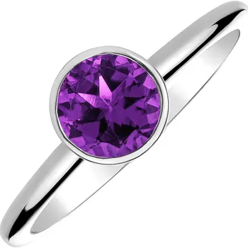 Prsten Prsten s ametystem brazil Bonbon