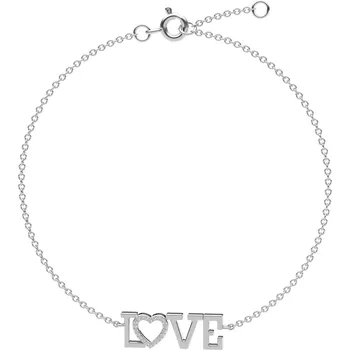 Náramek Náramek s diamanty Love