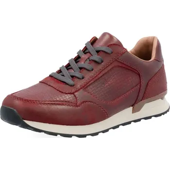 Pánské polobotky Pánské polobotky RIEKER U0311-35 červená W5 43